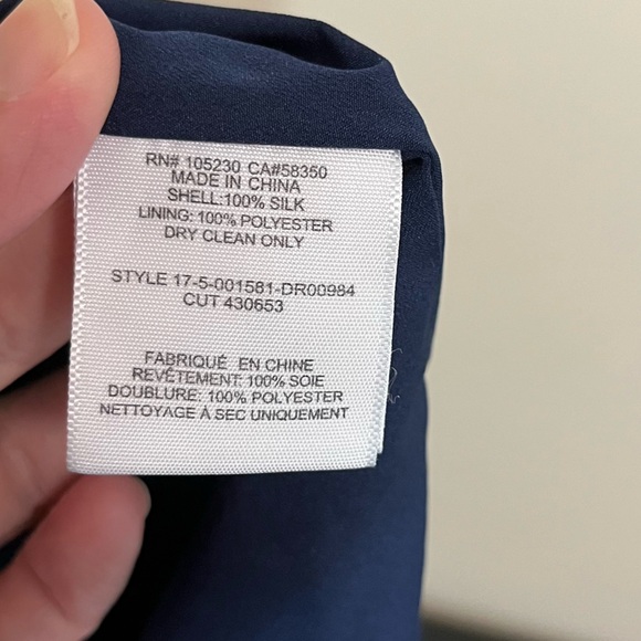 Joie Alithea Silk Long Sleeve Asymmetric Hem Dress - Picture 13 of 16